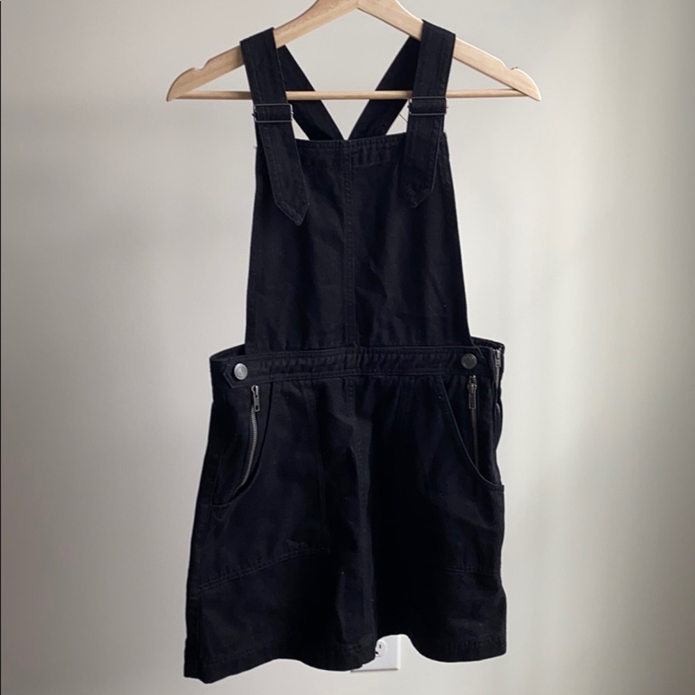Black Overall Dress